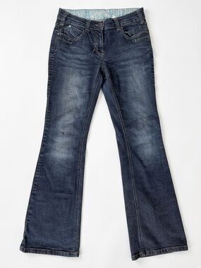 NEXT JEANS Vintage Low Rise Flare Bootcut Denim Jeans Y2K Size 10